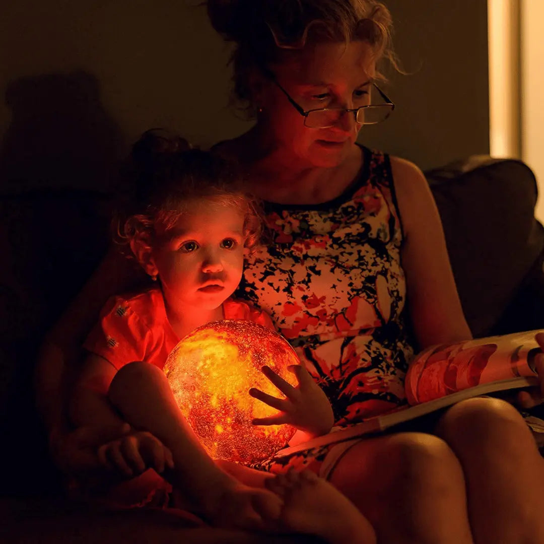 Galaxy Moon Lamp