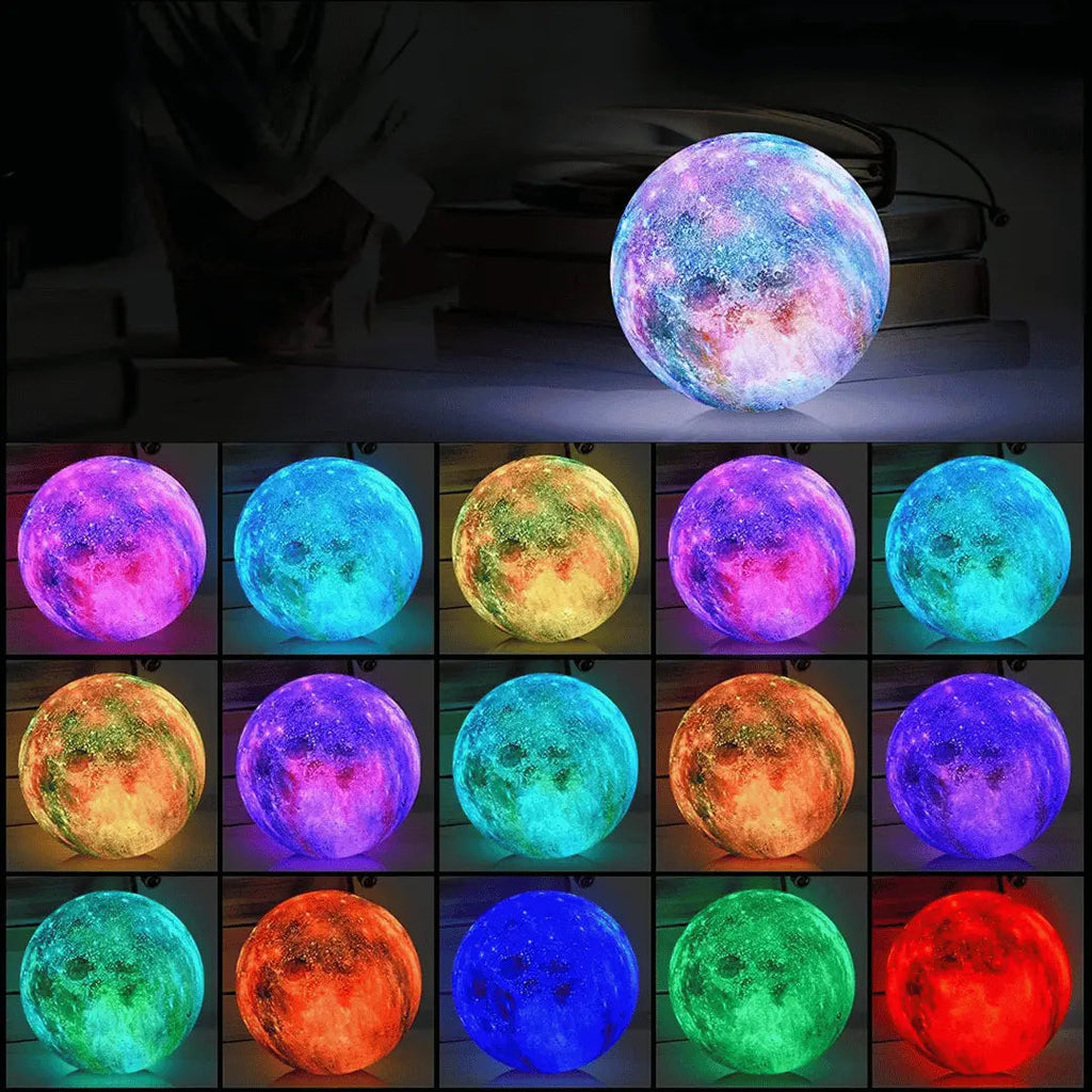 Galaxy Moon Lamp
