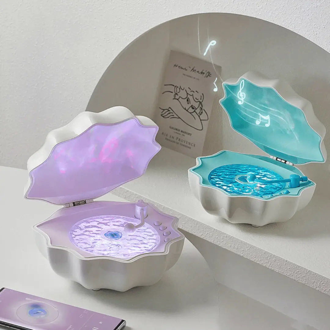 Ocean Wave Clamshell Music Player