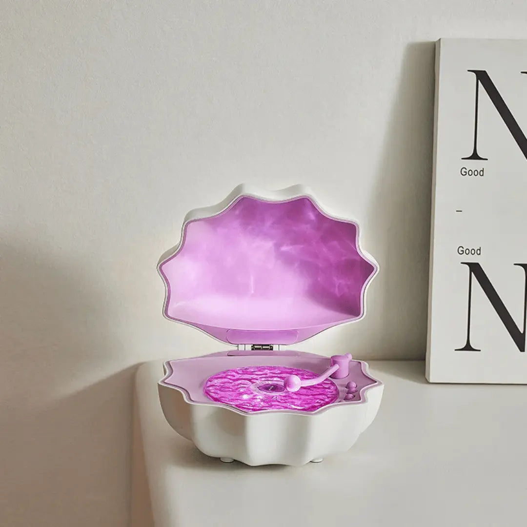 Ocean Wave Clamshell Music Player